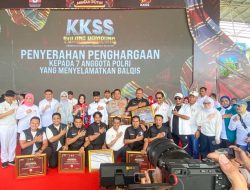 KKSS Beri Penghargaaan 7 Anggota Polrestabes Makassar yang Selamatkan Balqis