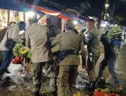 Satpol PP Gowa Gencarkan Penertiban Pedagang di Badan Jalan