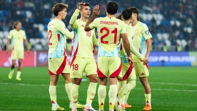 Sikat Georgia 4-0, Spanyol Bersaing Ketat Turki untuk Lolos Otomatis