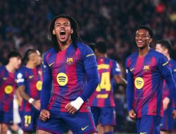 Liga Champions: Jules Kounde Cetak 2 Gol, Barcelona Tundukkan Frankfurt