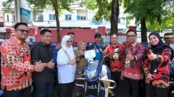 Serahkan Motor Sampah ke 14 Kelurahan di Somba Opu, Bupati Gowa: Kita Harus Hidup Bersih