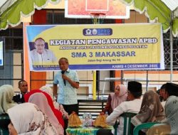 Kadir Halid Kunjungi SMAN 3 Makassar, Serap Aspirasi dan Singgung Kemacetan