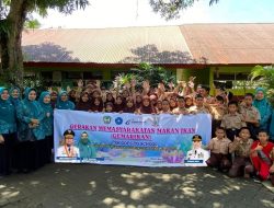 Bersama TP PKK Gowa, PKK Sulsel dan DKP Edukasi Pelajar Gowa untuk Gemar Makan Ikan