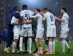 Sikat Genoa 2-1, Inter Milan Puncaki Klasemen Liga Italia