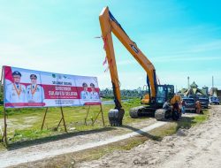 Gubernur Serahkan Excavator Long Arm CSR PT Vale untuk Normalisasi Sungai Masamba