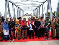Jembatan Sungai Malake Diresmikan, Akses Warga Sidrap-Wajo Kini Lebih Cepat dan Aman