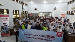 Asmo Sulsel dan Polres Gelar Edukasi Safety Riding di SMKN 4 Gowa