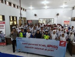 Asmo Sulsel dan Polres Gelar Edukasi Safety Riding di SMKN 4 Gowa