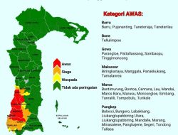 Curah Hujan Tinggi, Bupati Gowa: Kami Imbau Masyarakat Tetap Waspada