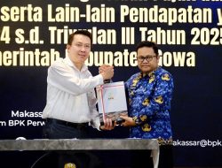 Pemkab Gowa Terima LHP Kepatuhan Pajak dan Retribusi dari BPK Sulsel