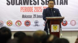 Hadiri Pelantikan Pengurus FORKI, Darmawangsyah Target Sulsel Tembus 10 Besar di PON 2028
