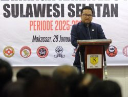 Hadiri Pelantikan Pengurus FORKI, Darmawangsyah Target Sulsel Tembus 10 Besar di PON 2028