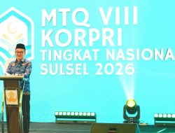 Hadiri Launching MTQ KORPRI Nasional di Makassar, Ini Harapan Sekda Sulsel