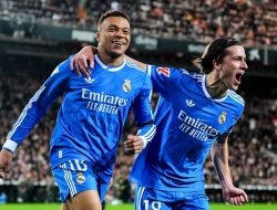 Liga Spanyol: Menang di Kandang Valencia, Real Madrid Tempel Ketat Barcelona