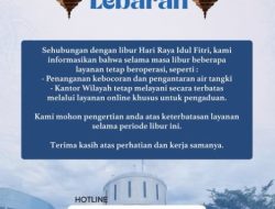 PDAM Makassar Buka Posko Lebaran, Layani Masalah Kebocoran hingga Pengantaran Air Tangki