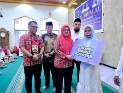 Halal Bihalal di Bajeng, Husniah Talenrang Ajak Masyarakat Sukseskan Program Gowa Bersama