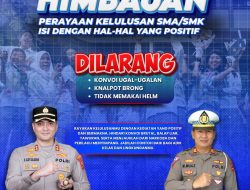 Catat Dek! Rayakan Lulus SMA Boleh, Tapi Polres Gowa Haramkan Konvoi dan Knalpot Brong