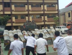 Personel Polres Gowa Digembleng Latihan Dalmas