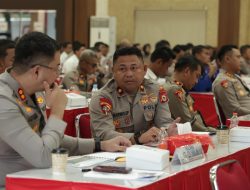Forum Penting sebagai Sarana Evaluasi, Kapolres Gowa Hadiri Gelar Operasional Triwulan I Polda Sulsel