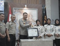 Polres Gowa Dianugerahi Penghargaan dari Ditjenpas Sulsel
