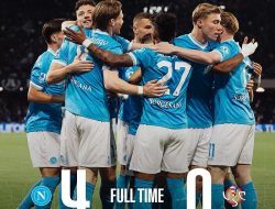 Liga Italia: Bantai Cremonese 4-0, Napoli Makin Dekati Inter