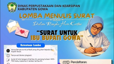 Peringati Hari Kartini 2026, Pemkab Gowa Dorong Literasi Generasi Muda Lewat Lomba Surat untuk Bupati