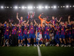 Cukur Madrid 2-0, Barcelona Juara Liga Spanyol