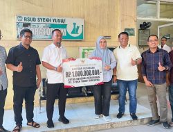 Pemprov Sulsel Kucurkan Bantuan Rp 1 Miliar untuk Pemulihan Fasilitas RSUD Syekh Yusuf