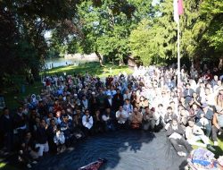 Penuh Kebersamaan, Ratusan Diaspora Indonesia Rayakan Idul Adha di KJRI Hamburg