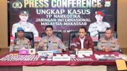 Polisi Bongkar Narkoba Jaringan Internasional di Makassar, 1,45 Kg Sabu Disita dan 7 Orang Ditangkap