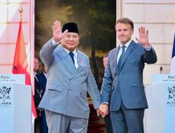 Prabowo dan Macron Bahas Kerja Sama Pertahanan hingga IEU-CEPA di Istana Élysée