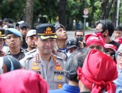 Kapolrestabes Makassar Turun Langsung Pantau Aksi May Day