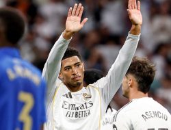 Liga Spanyol: Real Madrid Tekuk Real Oviedo, Kylian Mbappe Beri Assist untuk Gol Bellingham