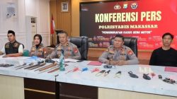 Polisi Bubarkan Tawuran Diduga Geng Motor di Panakkukang, Ini Barang Bukti yang Ditemukan