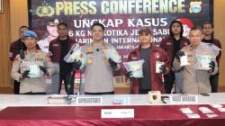 Polrestabes Makassar Ungkap Jaringan Sabu Internasional, Amankan 7 Orang dan Sita 6 Kg Sabu