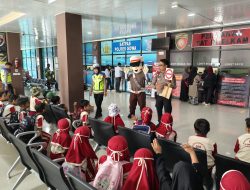 Lewat Program Polsanak, Satlantas Polres Gowa Tanamkan Kesadaran Tertib Berlalulintas Sejak Dini ke Murid TK Qurrota’ayun