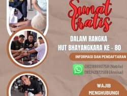 Sambut HUT Bhayangkara ke-80, Sidokkes Polres Gowa Gelar Sunat Gratis untuk Masyarakat
