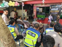 Pererat Silaturahmi dan Soliditas Antarpersonel, Polres Gowa Gelar Nobar Piala Dunia 2026