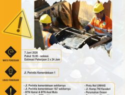 Ada Perbaikan Pipa Distribusi di Perintis Kemerdekaan, PDAM Imbau Pelanggan Tampung Air Sebelum Pekerjaan Dimulai
