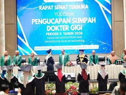 Pesan untuk Dokter Gigi Baru, Rektor UMI: Junjung Tinggi Akhlak dan Tanggung Jawab Moral!