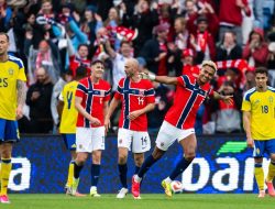 Tanpa Diperkuat Erling Haaland, Norwegia Tekuk Swedia 3-1