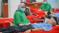 Tak Hanya Air Bersih, Karyawan Perumda Tirta Jeneberang Gowa Alirkan Kemanusiaan Lewat Donor Darah