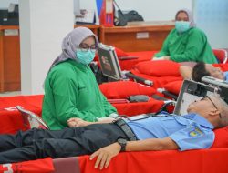 Tak Hanya Air Bersih, Karyawan Perumda Tirta Jeneberang Gowa Alirkan Kemanusiaan Lewat Donor Darah