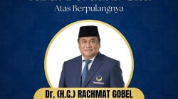 Anggota DPR RI Rachmat Gobel Meninggal Dunia, akan Dimakamkan di Gorontalo