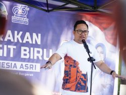 Wabup Gowa Apresiasi Kepedulian Partai Demokrat Lewat Gerakan Langit Biru