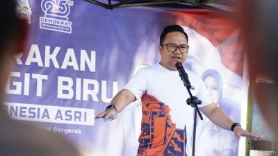 Wabup Gowa Apresiasi Kepedulian Partai Demokrat Lewat Gerakan Langit Biru