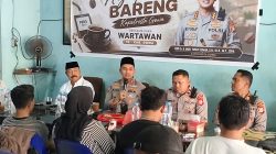 Tak Bersekat di Ngobar, Kapolresta Gowa Rangkul Media Kawal Kamtibmas dan Cegah Hoax