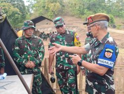 Yonarmed 21/Kawali Uji Ketepatan Meriam 105 mm, Ditinjau Langsung Danpussenarmed