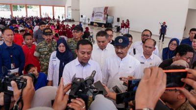 Mensos Tinjau Sekolah Rakyat di Sudiang, Gubernur: Ini Program Istimewa