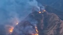 Kebakaran Hutan di Kawasan Gunung Nona Enrekang Capai 10 Hektar
